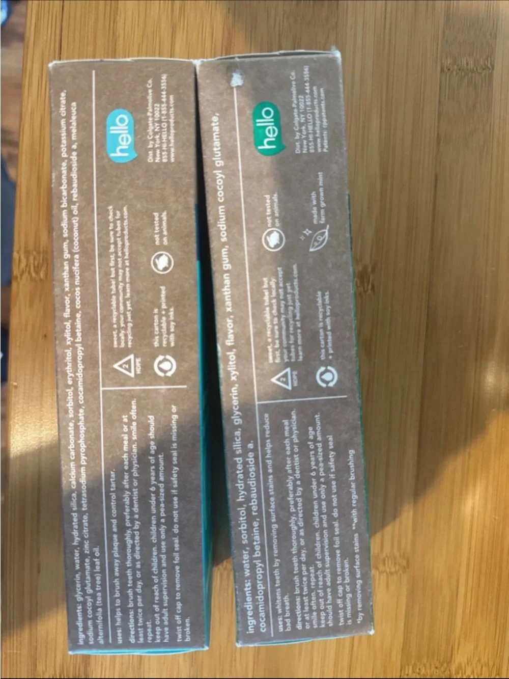 Antiplaque + Whitening Fluoride-Free Toothpaste - Blue